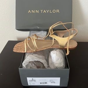 New gold sandal